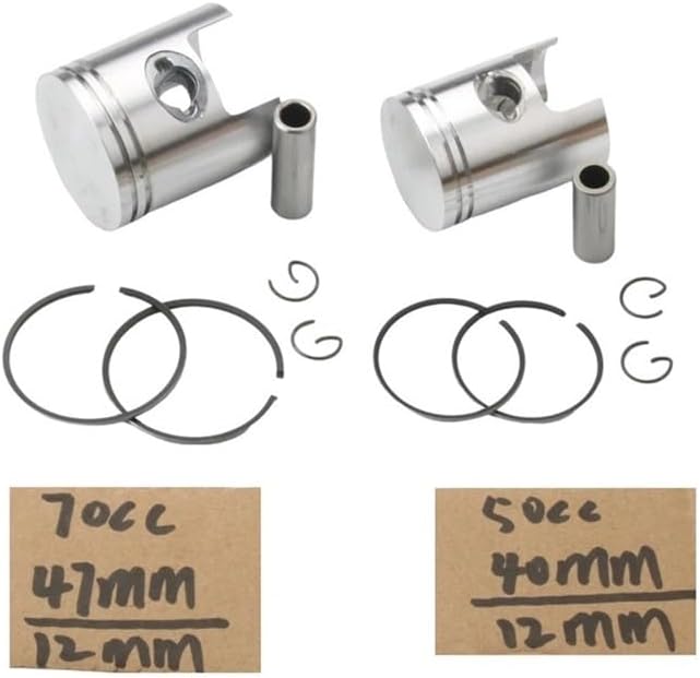 Universal Replacement Parts For 50cc And 70cc 40mm And 47mm Piston Kits For AC Two-stroke Scooter Engines