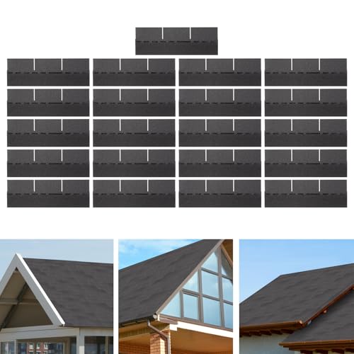 TTeralmon 21-Pack Asphalt Shingles Grey