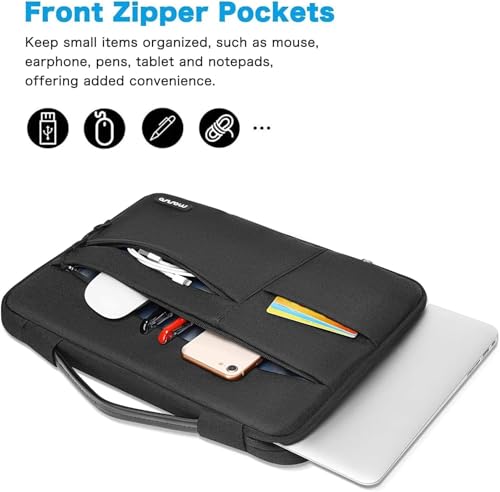Funda para computadora portátil impermeable de 13" ideal para cafeterías 4