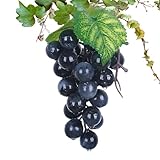 Dekorative künstliche Weintraube – realistisches künstliches Obstarrangement, künstliche Weintrauben mit weicher, Elegante, vom Wein inspirierte Tischdekoration | Banketträume, Feierräume, Essb
