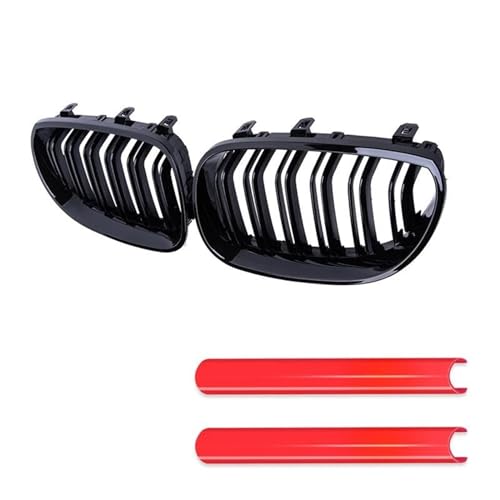 Calandres avant pour remplacer grille pare-choc BMW E60 E61 usée rouge