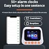 AI Intelligent Learning Robot, Type C Time Manager Reminder 2 in 1 with Voice Multifunctional Translation Early Education Machine, AI Desktop Robot with User Manual