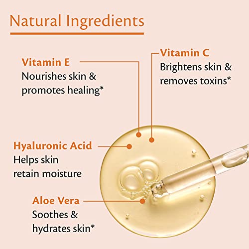 Vitamin C Serum for Face Anti Aging Hydrating Skin Care Natural Facial Serum with Clinically Proven Fision Wrinkle Fix Collagen Hyaluronic Acid Jojoba Oil Fruit Stem Cell & Witch Hazel by M3 Naturals - Image 7