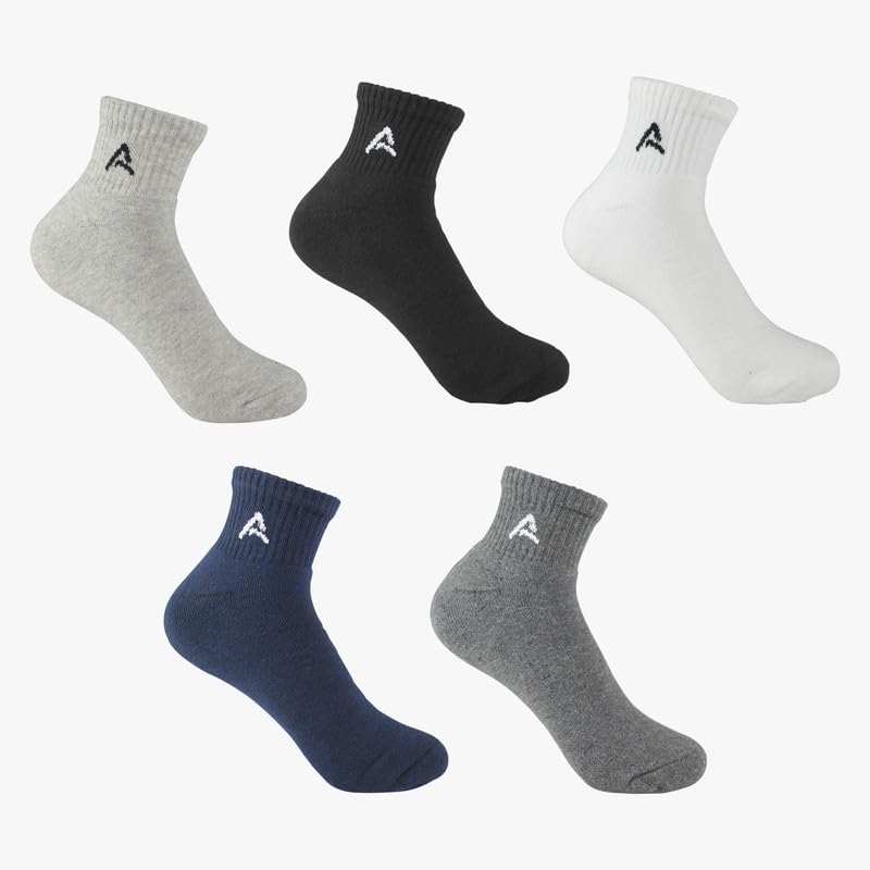 Cotton Terry Everyday Socks | Cushion Comfort for Men & Women | Anti-Odor, Breathable & Sweat-Resistant | Plush Feel for Work, Gym & Daily Use-image-8