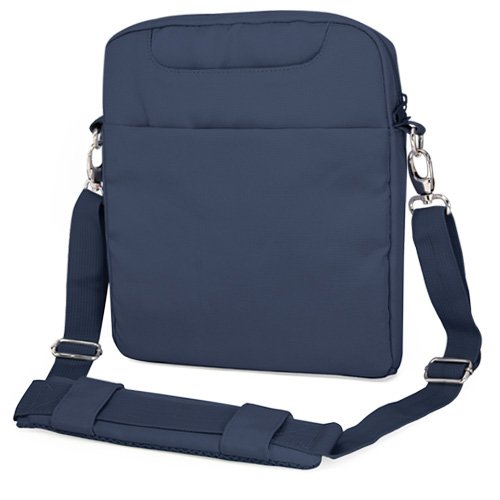 BoxWave Case Compatible with TenYiDe Android Tablet PC TYD-107 (10.1 in) - Encompass Urban Bag, Over Shoulder Messenger Straps Handle Bag Pockets - Navy