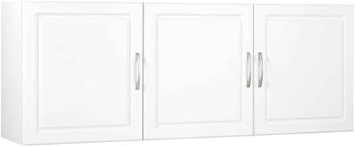 Miniatura 3 de SystemBuild Evolution Kendall - Armario de pared de 54 pulgadas, color blanco y gabinete de almacenamiento Kendall de 16 pulgadas, color blanco