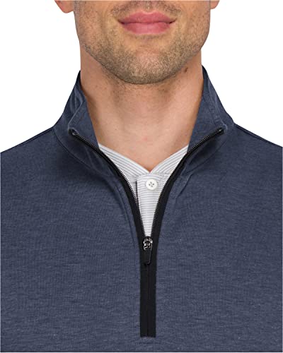 Three Sixty Six Men's Pullover Sweater - Dry Fit Breathable Half Zip Golf Jacket 4-Way Stretch Moisture Wicking & Anti-Odor #TOP4