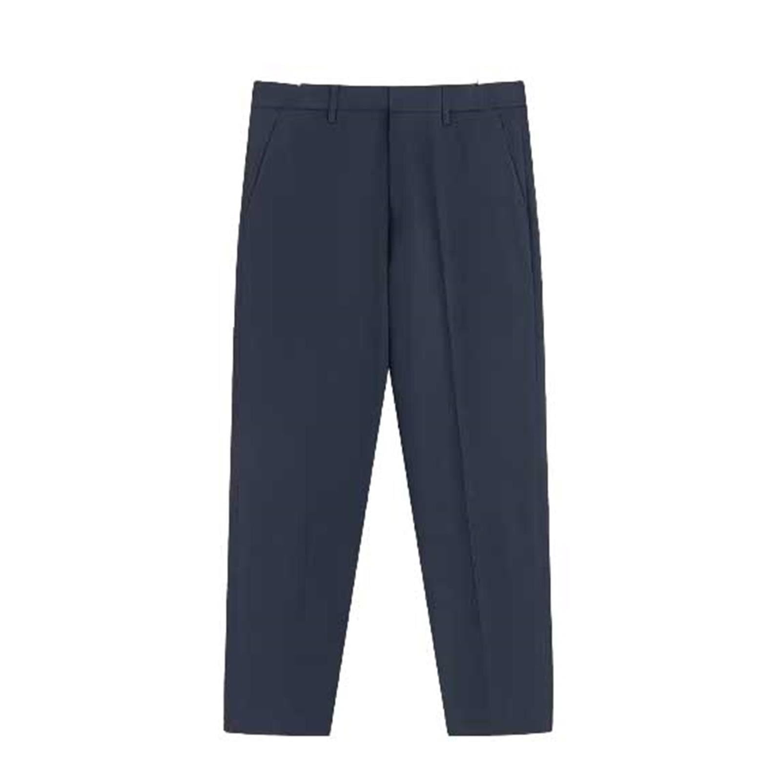 Mens Dress Slacks Casual Lightweight High-Waist Suit Pants Pleated Straight Leg Business Trousers with Pockets