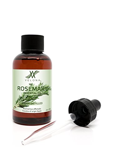 Rosemary Essential Oil By Velona - 8 Oz | Therapeutic Grade For Aromatherapy Diffuser Undiluted #TOP3