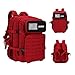 ELITEX V2 Sac à dos 45L Tactique Militaire Drapeau USA Imperméable Cross-Training Sports Sports Gym Portable Oxford 900D, rouge, XL