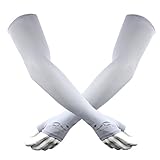 Scorpion Arm Sleeves Hand Cover for Sun Protection ,Running Driving and other sports, Hiking, cycling , Gray
