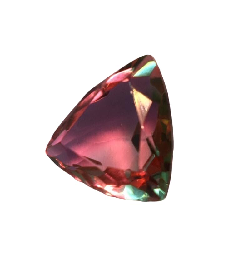 Alexandrite naturelle 15x15mm en trillion à facettes pour la création de bijoux uniques