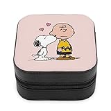 スヌーピー チャーリー・ ブラウン ジュエリーボックス アクセサリーケース 収納ボックス ミニケース レザー 旅行用 携帯用ポーチ 持ち運び ピアス ネックレス 指輪 リング キャラクター アクセサリー 指輪置き 小物入れ レディース 人気 アニメ 萌えグッズ かわいい Moiiss
