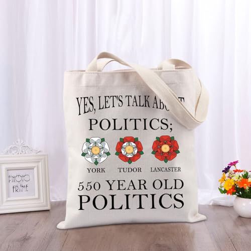 Talk About Politics Gift Tudor Rose Gift British History Lover Gift English Royal Family Rose War To