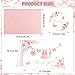 50 Pcs Pink Baby Shower Thank You Cards, 4