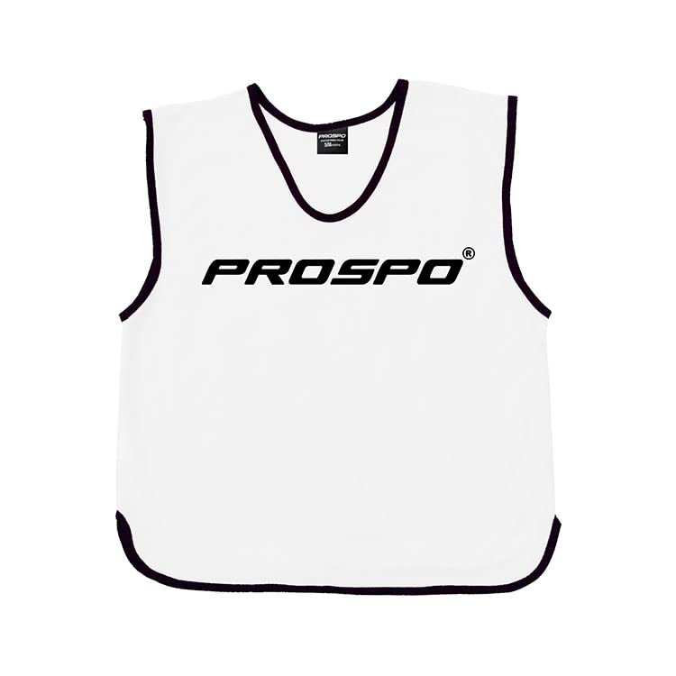 Prospo Training Bibs [5 Pack] - Pro Football Training Vests - 16 Colours & 4 Sizes | Multi-Sport Bibs | Kids/Adult Bib | Football Bibs | Training Equipment