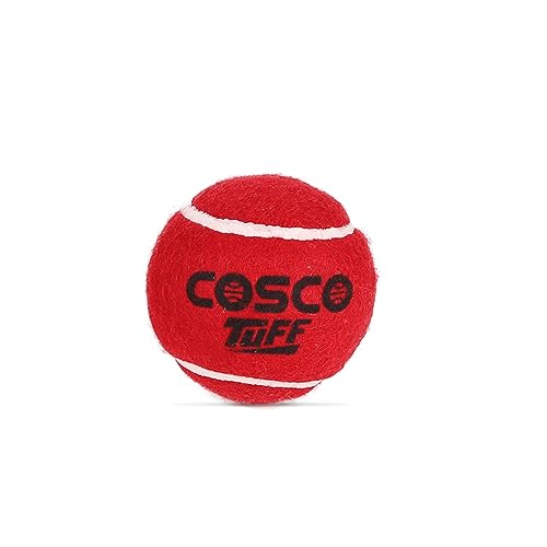 Image of Cosco Rubber Tuff Heavy Weight Ball,Pack Of 6,Red,Youth Size(Cricket)