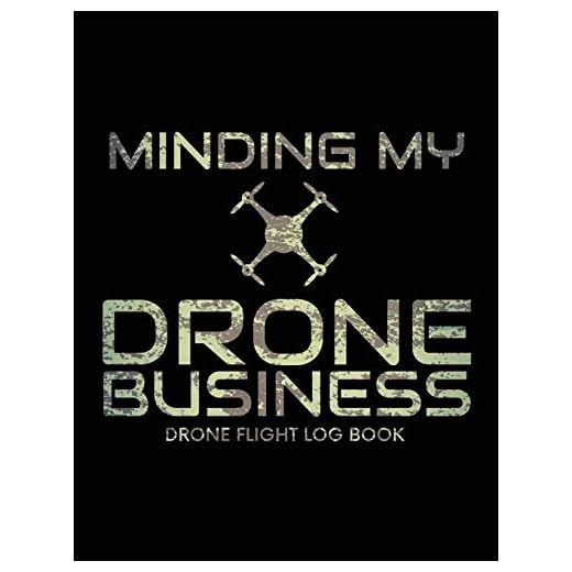 Minding My Drone Business ,Drone Flight Log Book: Numbered Drone Pilot Log Book, Drone Flight, and Maintenance Logbook for Serious Hobbyist, students, Professional Drone Pilots & Operators