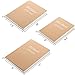 Elsjoy Set of 3 Kraft Sketchbook & Drawing Notebook, A5/A4/B5 Sketch Book Travel Journal Notebook with Thick Paper for Drawing & Sketching, 128 Sheets/256 Pages