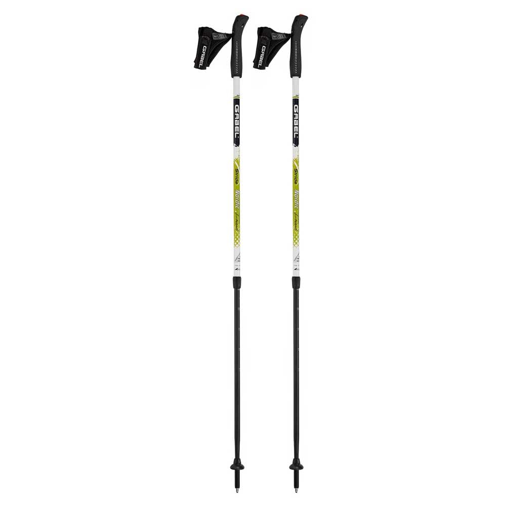 Gabel Bastoncini da Nordic Wolking MOD. Nordic Friend/Yellow Telescopici in Alluminio - Made in Italy