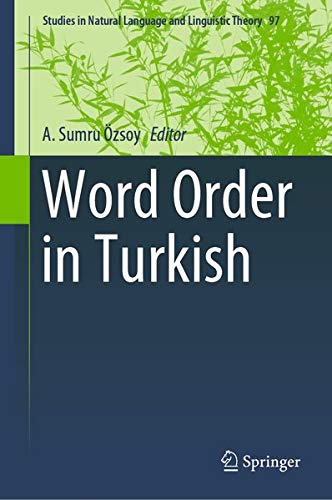 Buy Word Order in Turkish — BookShops.in