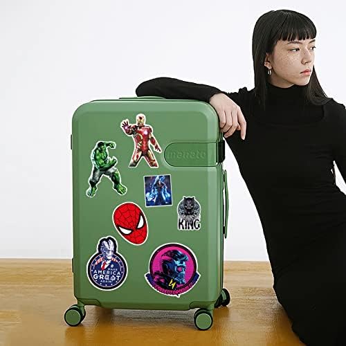 Naklejki Marvela, Zestaw 52 naklejek Superhero, moda niestandardowe dekoracyjne samochodu na laptopa, walizka, rower, boże narodzenie urodziny prezent dla dzieci dorosłych