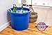United Solutions Easy-Access Storage Rope Handle Tub, 19 Gallon, Blue, 2 Count (TU0335)