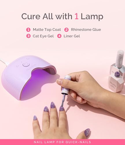MelodySusie Mini LED UV Nail Lamp with Lightweight Design - image 4