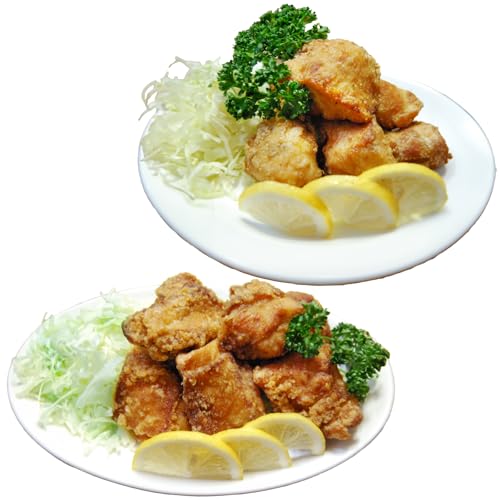 「からあげ にょんじ」秘伝のタレ漬け鶏肉セット(からあげ用 鶏もも肉500g+鶏むね肉500g) 唐揚げ
