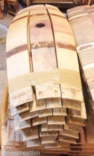25 Wine Barrel Staves French Oak