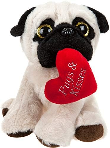 With Pugs \u0026 Kisses Loveheart Plush 