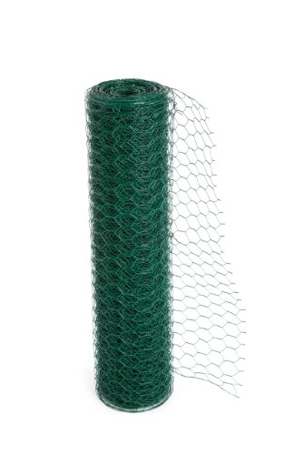 Easipet PVC Coated Green Chicken Wire Fencing in 3 widths 50m length (900mm) (816)