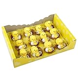 🐥【Hochwertige Materialien】--Hergestellt aus hochwertigem Kunststoff und weichem Plüsch, geschmeidig und bequem, werden keine scharfen Teile Ihrem Baby schaden.Die unbedenkliche Füllung und der weiche Plüsch führt zu einem großartigen Fühlerlebnis. Mit dem Küken hat man viel Spaß beim Spielen.