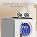 Countertop Dishwasher With Built-in Water Tank, Tabletop Dishwasher Mini Portable For Apartments and RVs, Compact Counter Dishwasher That Can Wash Baby Bottles. With Drying Function.