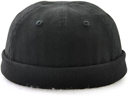 Men Casual Retro Docker Hat Sailor Cap 