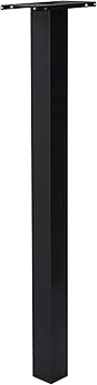 Architectural Mailboxes Brighton Aluminum Mailbox Post, Compatibility Code A, B, C, D, BP000BAM, Black