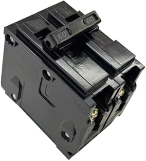 QP260 60A 2-Pole Circuit Breaker Type QP - Plug-in Mount 10kA 120/240V Thermal Magnetic - Compatible with Siemens PL/ES Load Centers & Panel Boxes