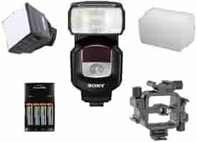 Amazon | Sony hvl-f43 m外部フラッシュSonyカメラ用。値キット