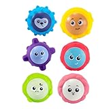 Balle interactive pour bébé - cloche intégrée, elle attirera l'attention des bébés et aidera à éveiller leur conscience auditive, balle de massage