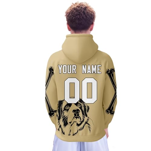 Custom Football Hoodie City Mascot Hooded Personalized Name Number Sweatshirts Fans Gift for Men Women Youth S-5XL4