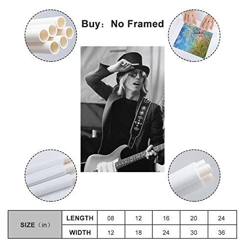 TOM PETTY – Collection vintage – Affiche – Impression sur toile – Pour chambre à coucher – Esthétique – 20 x 30 cm… - Les Beatles, Paul McCartney, John Lennon, RIngo Starr, George Harrison TOM PETTY - Collection vintage - Affiche - Impression sur toile - Pour chambre à coucher - Esthétique - 20 x 30 cm… – Image 3