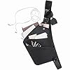 OSOCE Sacoche Homme Bandouliere Sac Poitrine Homme Portefeuille en Bandoulière Sacoche Antivol Léger Multi-Fonctionnel Sling Bag Imperméable Crossbody Sac Noir #5