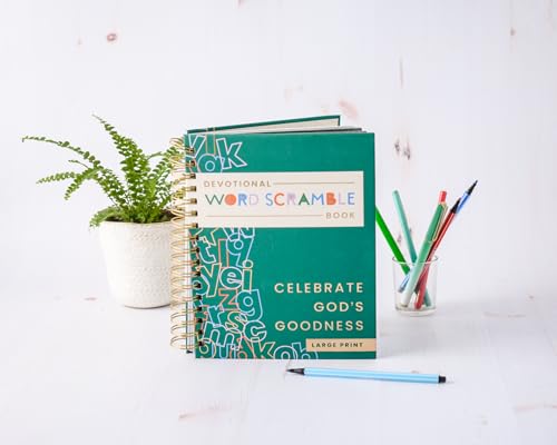 Celebrate God's Goodness: Devotional Word Scramble Book (70 Daily Devotions and Word Scrambles to Refresh Your Spirit) – The Perfect Gift for Christian Women (Faith Inspired Creativity) - image 2