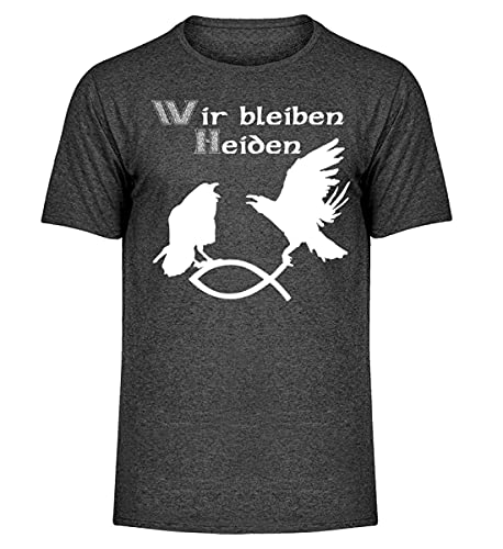 T-Shirt pour Homme Hugin & Munin Gris XL - Coupe Confortable