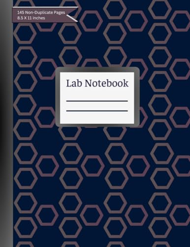Carbonless Lab Notebook: For Chemistry & Organic Chemistry | 145 Pages (140 grid pages + 5 blank pages) | 5 x5 Quad (.20 inch squares) | 8.5 x 11 inches