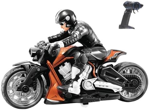 110 Scale High Speed Remote Control RC Stunt Bike 360 Degree Rotation Drift Car Racing Bike RC Motorcycle Toy Model, Kids Adults Christmas Birthday Gift