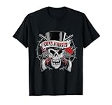 Guns N' Roses Official Top Hat Skull T-Shirt