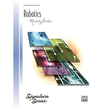 Electronics Robotics - Piano - Late Intermediate - Sheet Music Book