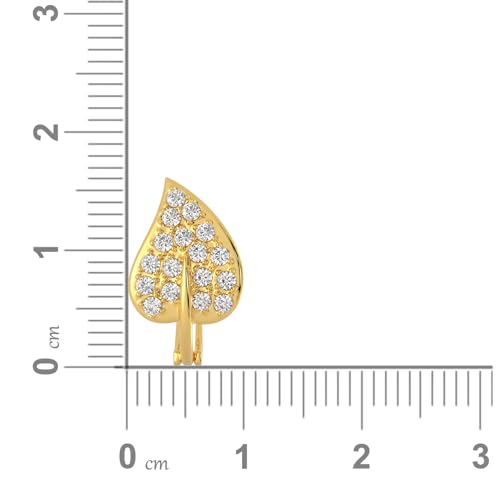 Malabar Gold & Diamonds 22k Yellow Gold Earrings for Women, Girls and Kids | 22 kt (916) BIS Hallmark Gold Earrings for Birthday, Anniversary & Festive Gift - Image 6