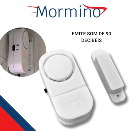 Kit 04 Alarme Contra Invasão Residencial Sonoro Porta Janela